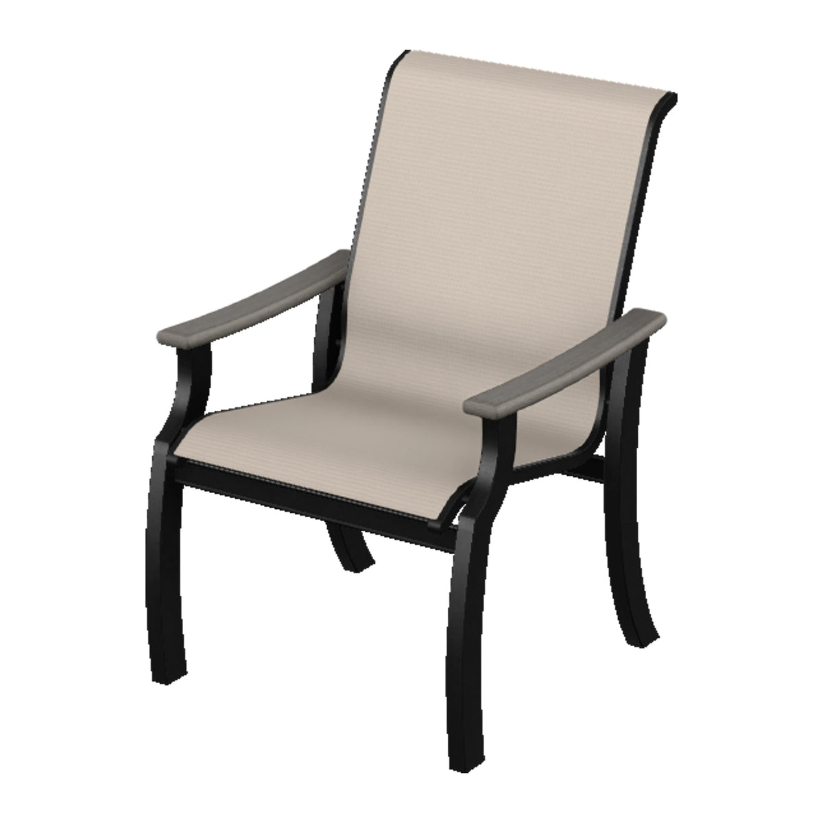 St. Catherine Sling Armchair — Black MGP / Boardwalk Accents