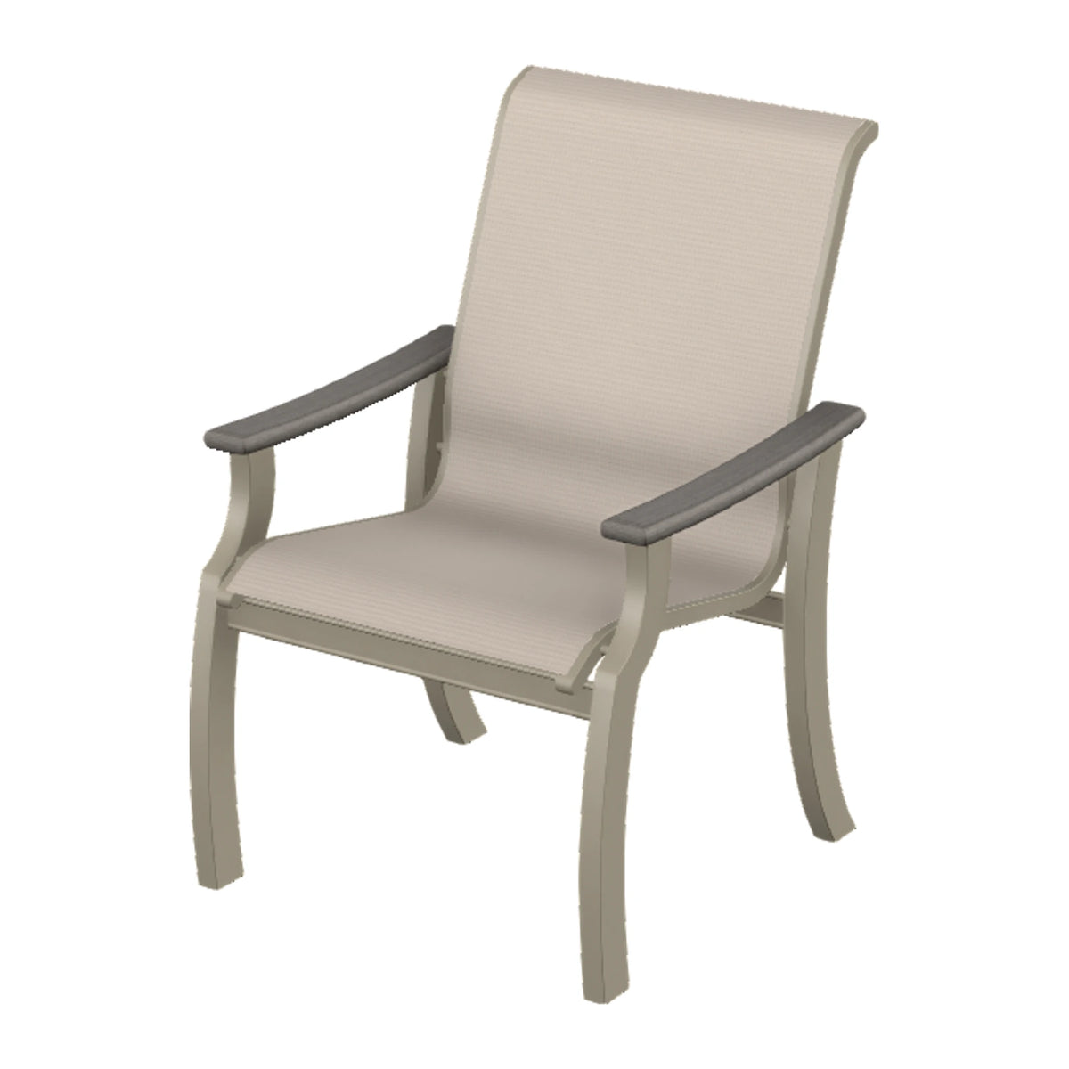 St. Catherine Sling Armchair — Storm MGP / Boardwalk Accents
