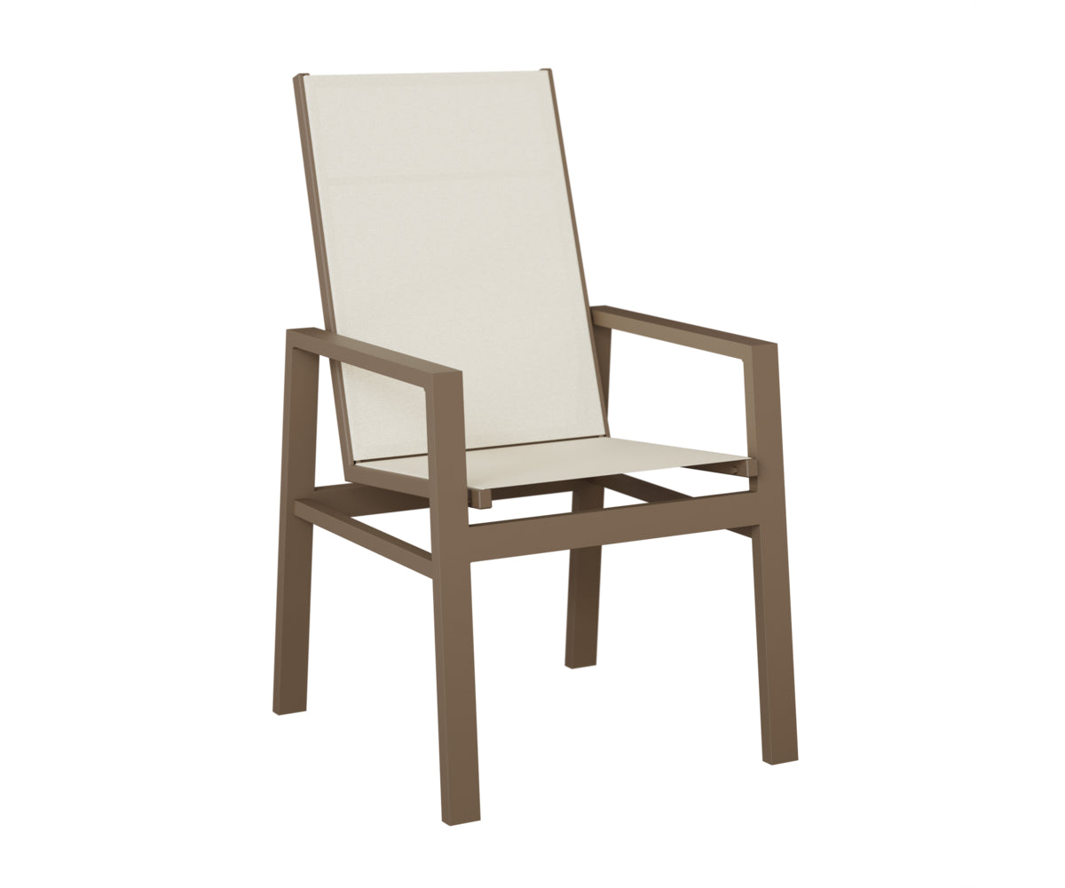Vida High Back Sling Dining Chair