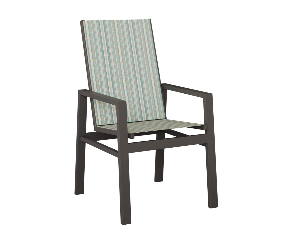 Vida High Back Sling Dining Chair