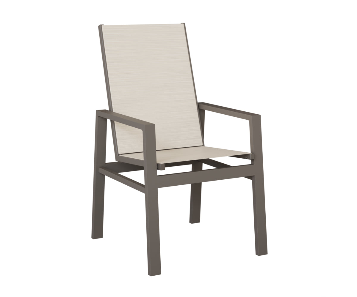 Vida High Back Sling Dining Chair