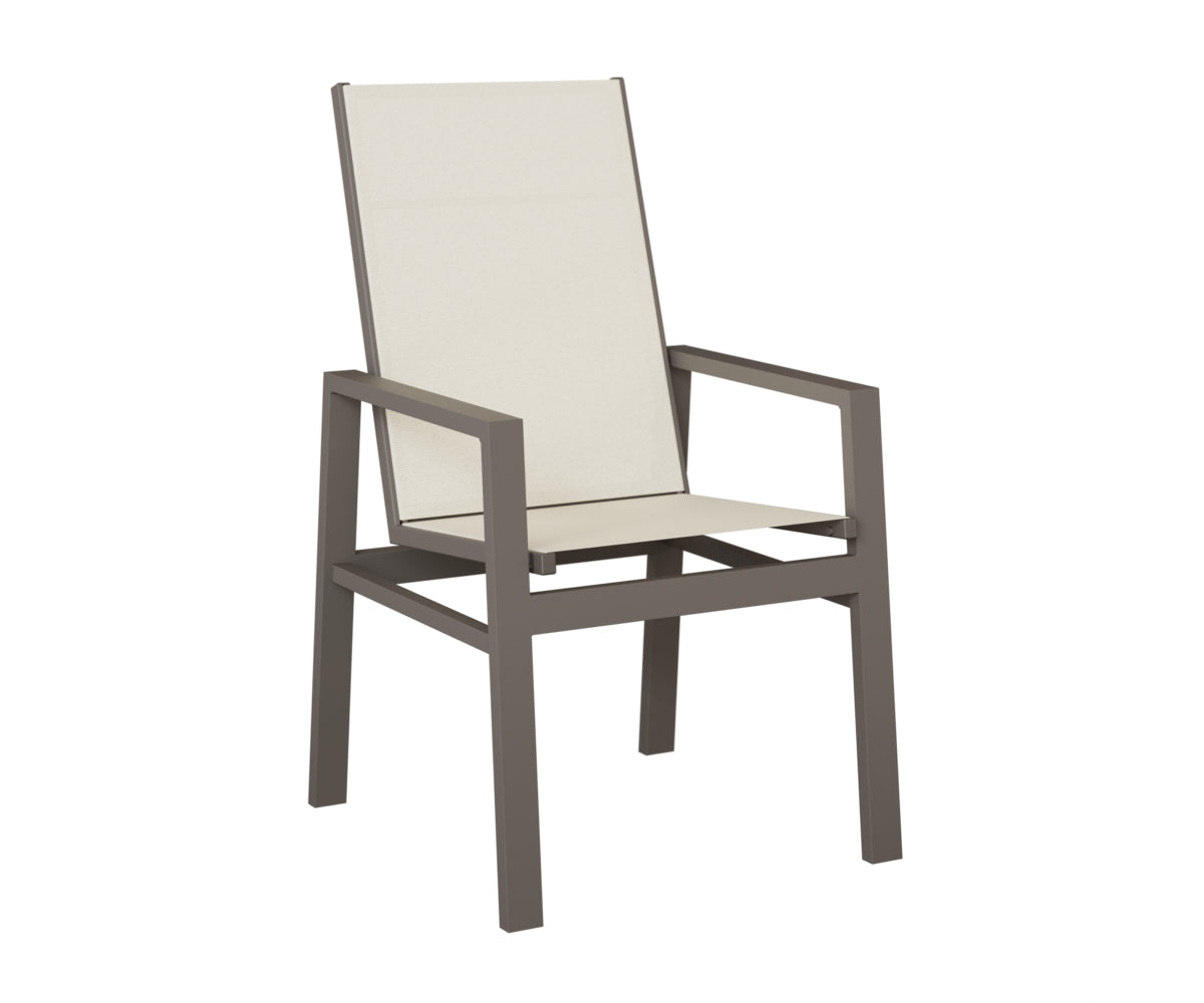 Vida High Back Sling Dining Chair