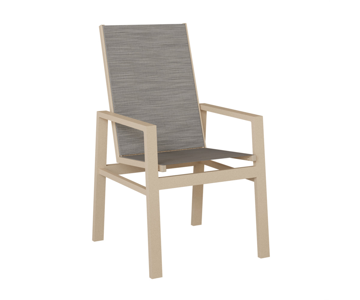 Vida High Back Sling Dining Chair