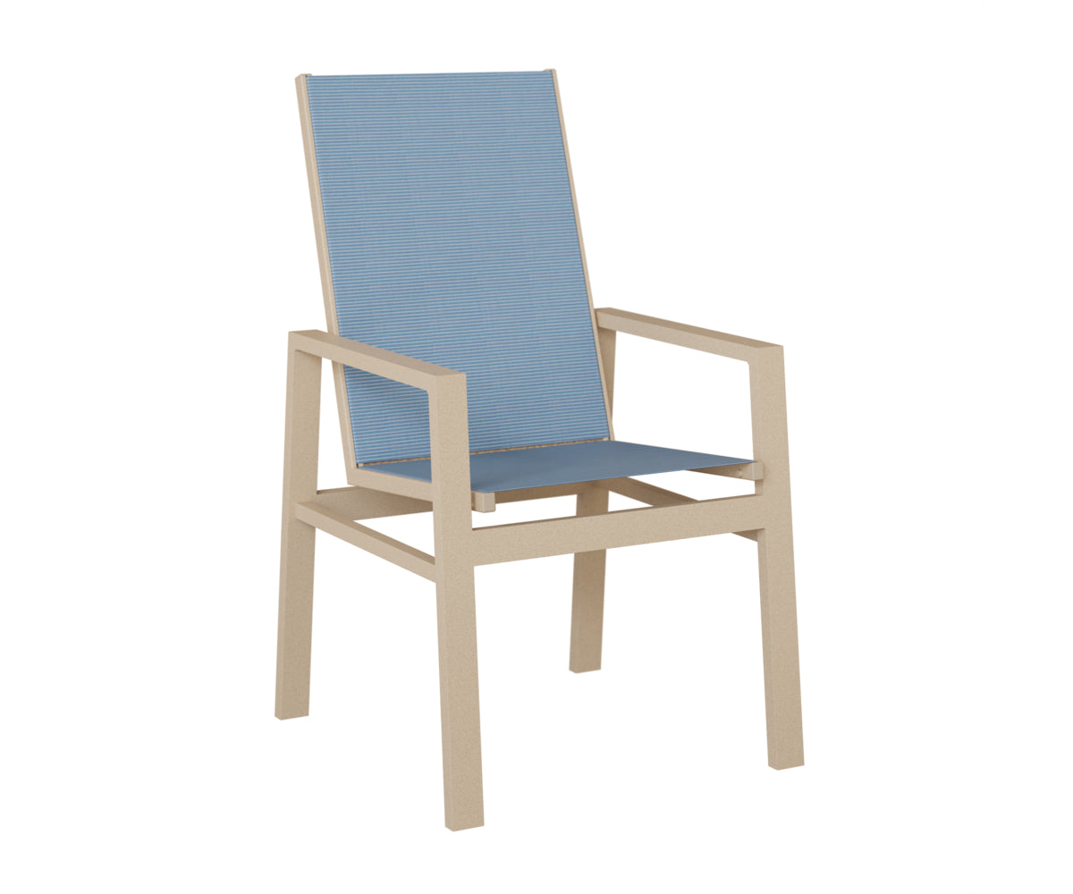 Vida High Back Sling Dining Chair