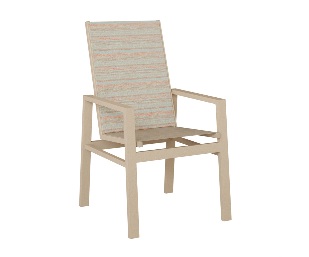 Vida High Back Sling Dining Chair