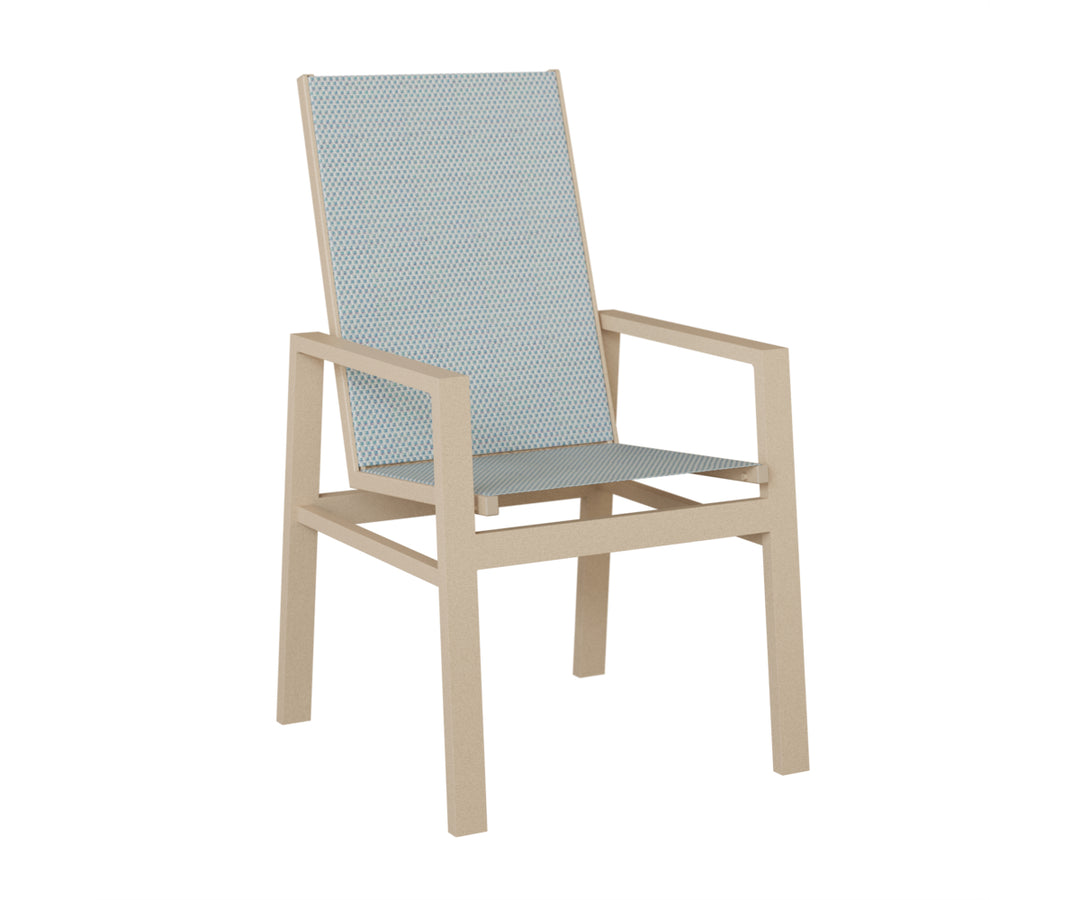Vida High Back Sling Dining Chair