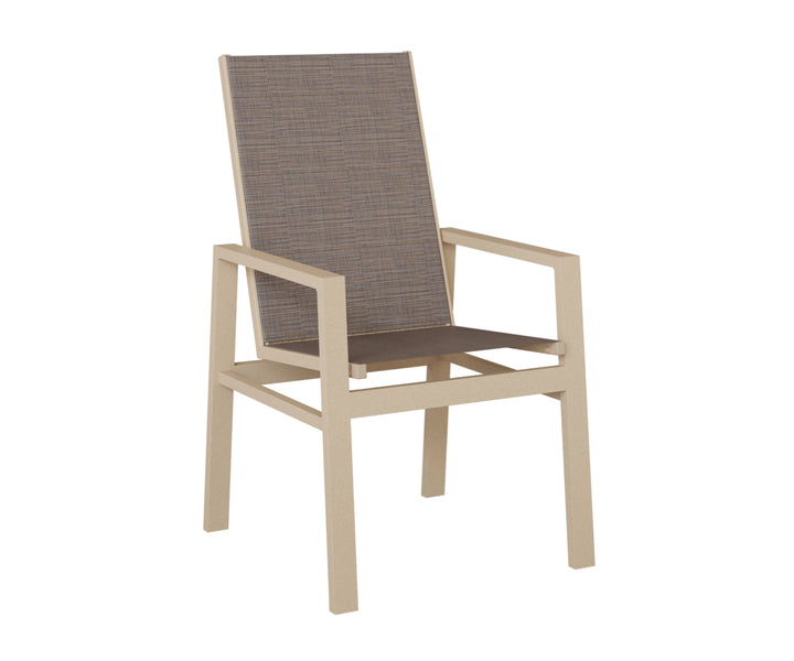 Vida High Back Sling Dining Chair