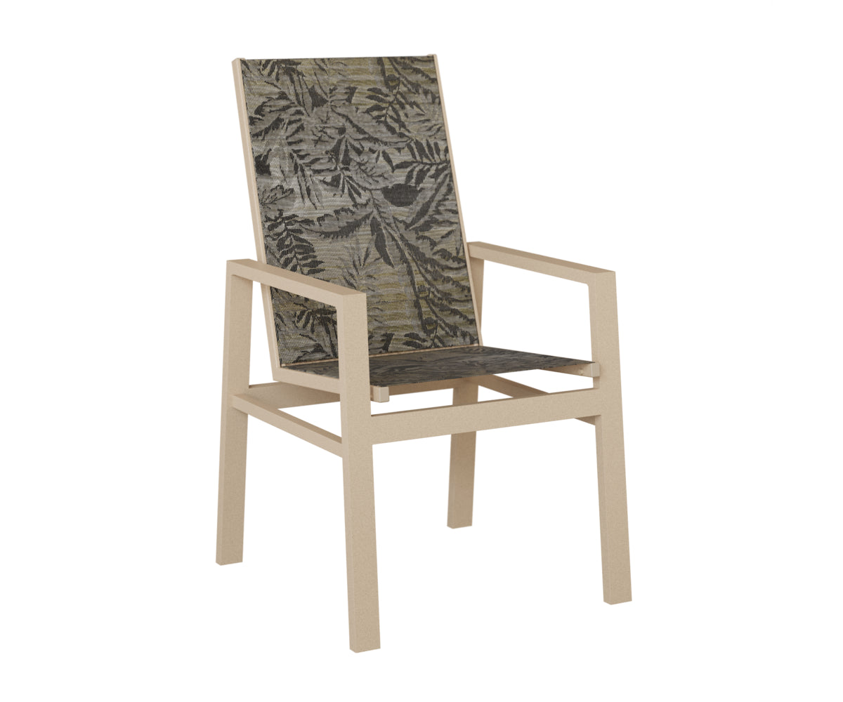Vida High Back Sling Dining Chair