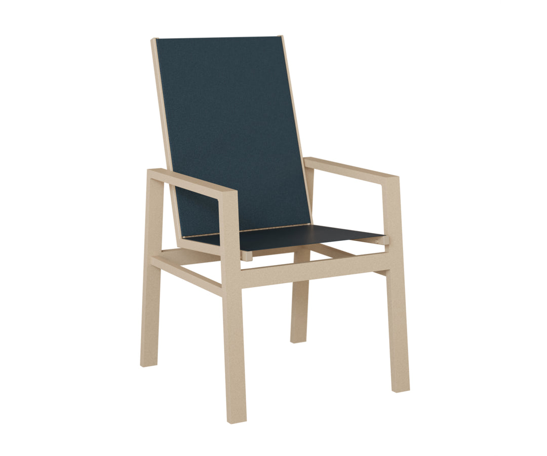 Vida High Back Sling Dining Chair
