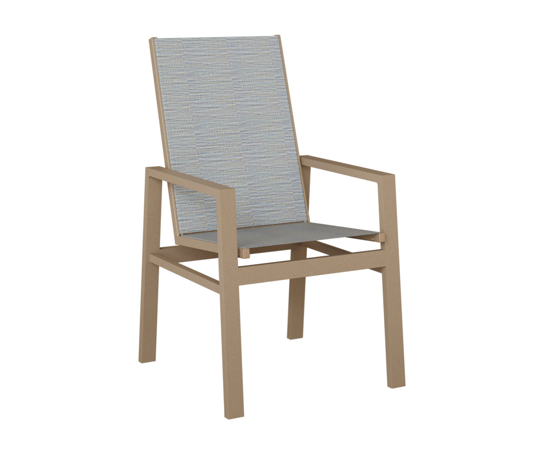 Vida High Back Sling Dining Chair