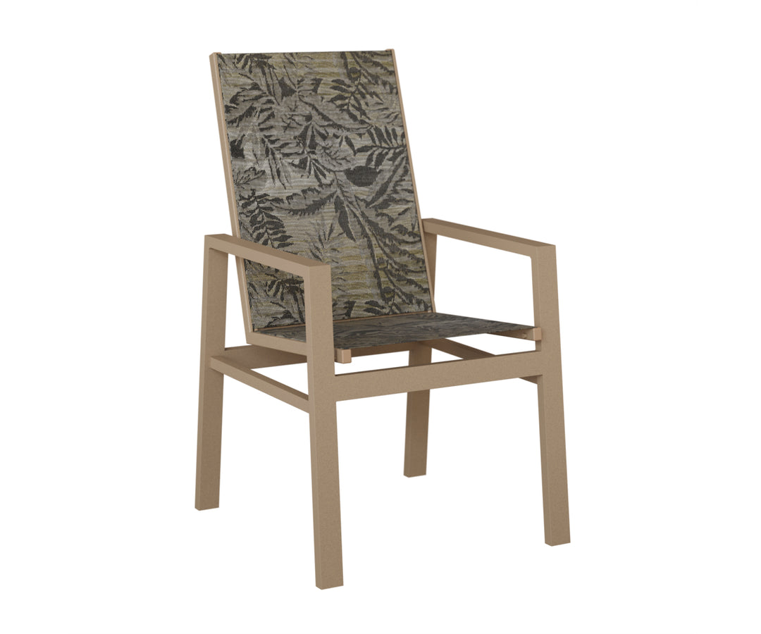 Vida High Back Sling Dining Chair