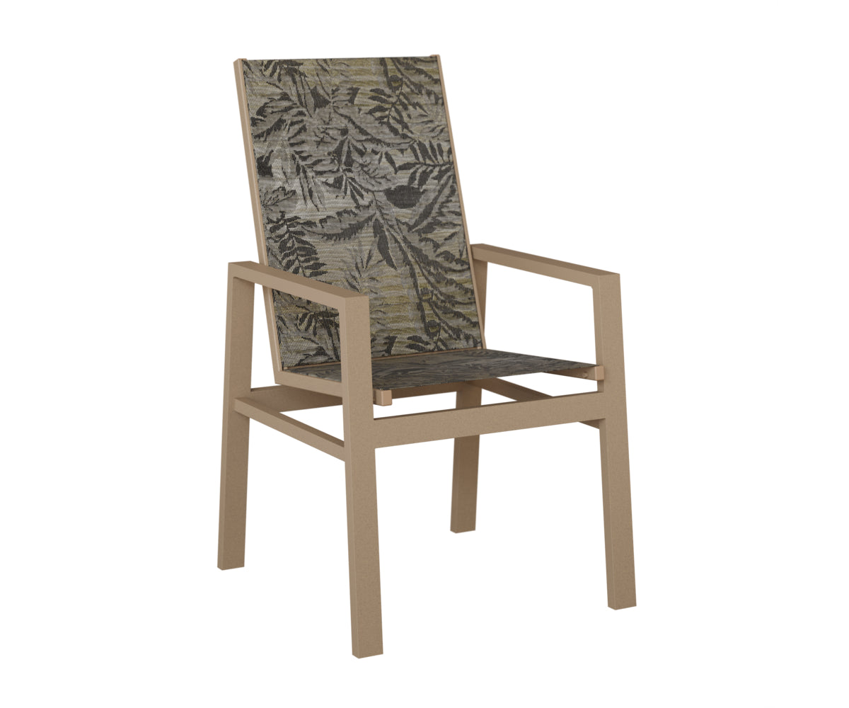 Vida High Back Sling Dining Chair