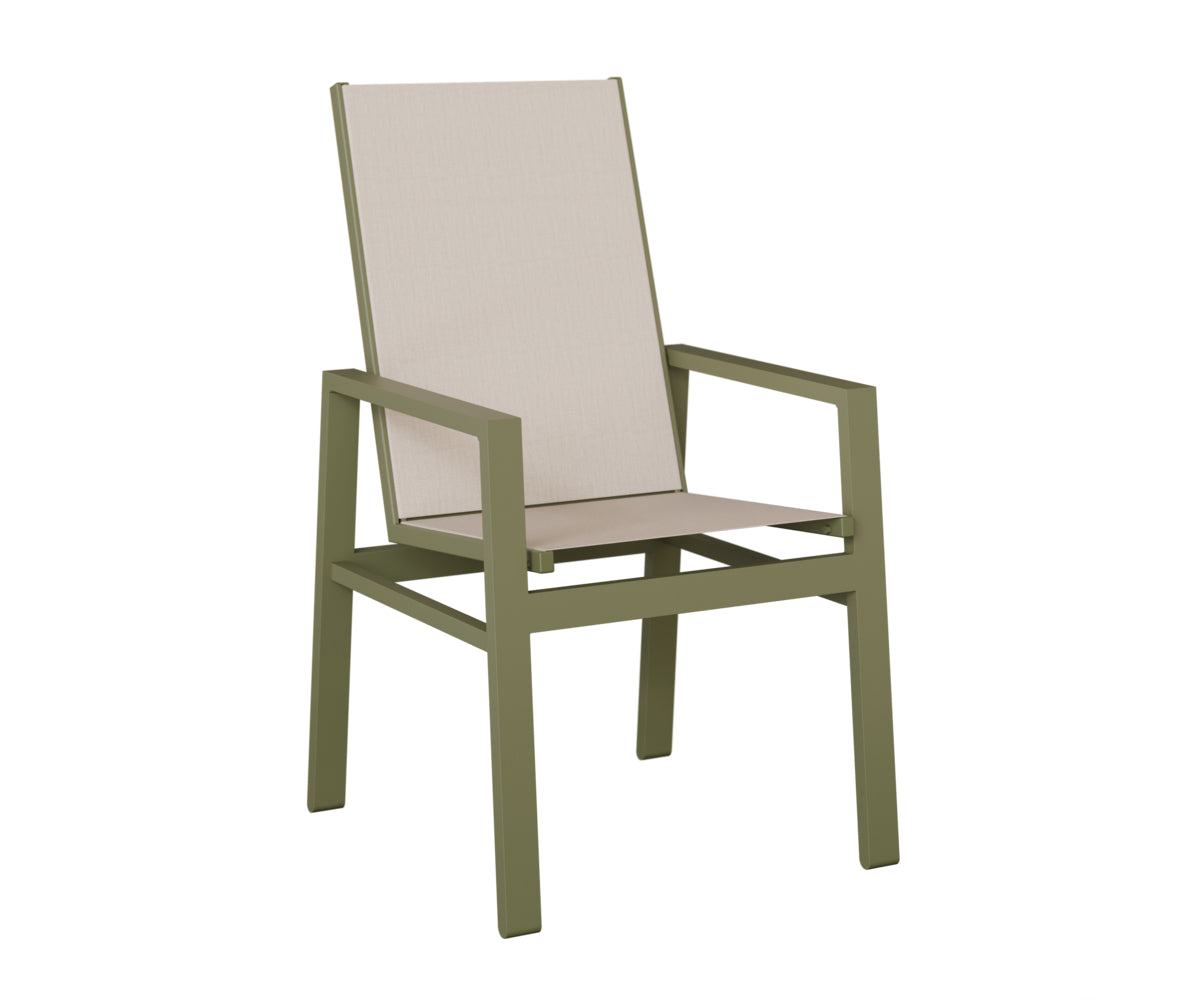 Vida High Back Sling Dining Chair