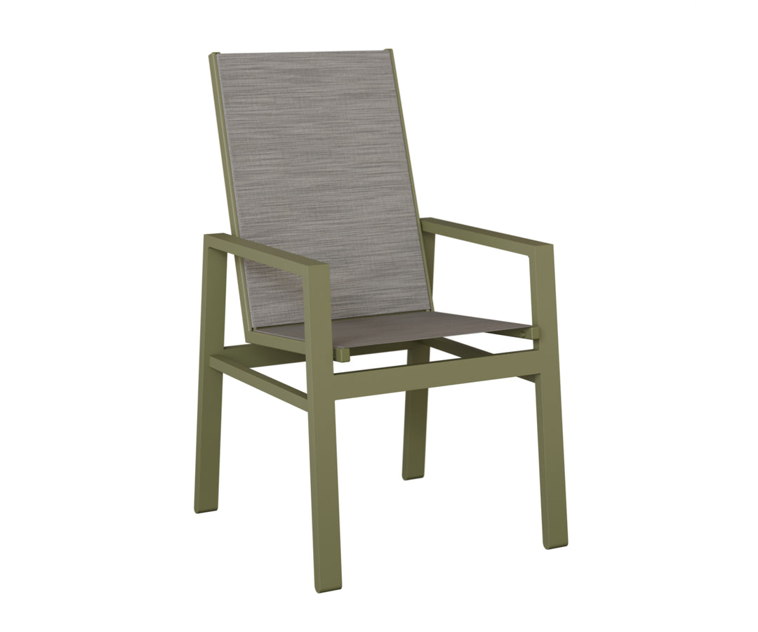 Vida High Back Sling Dining Chair