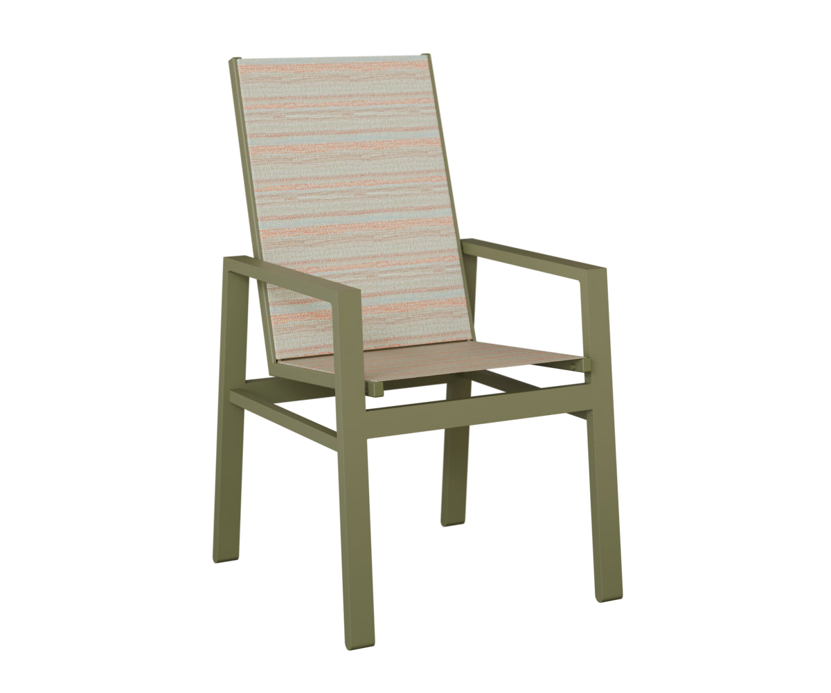 Vida High Back Sling Dining Chair