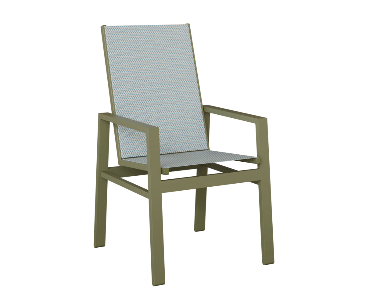 Vida High Back Sling Dining Chair