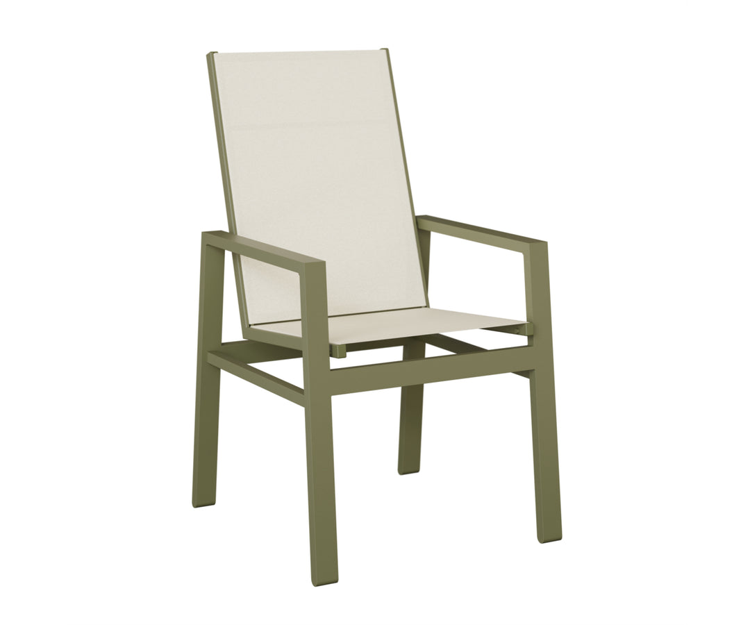 Vida High Back Sling Dining Chair