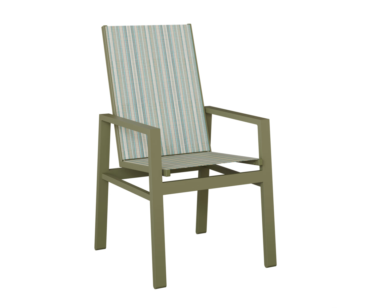 Vida High Back Sling Dining Chair