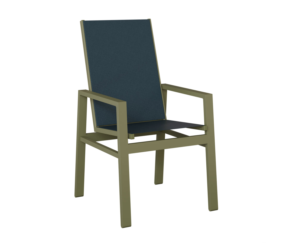 Vida High Back Sling Dining Chair