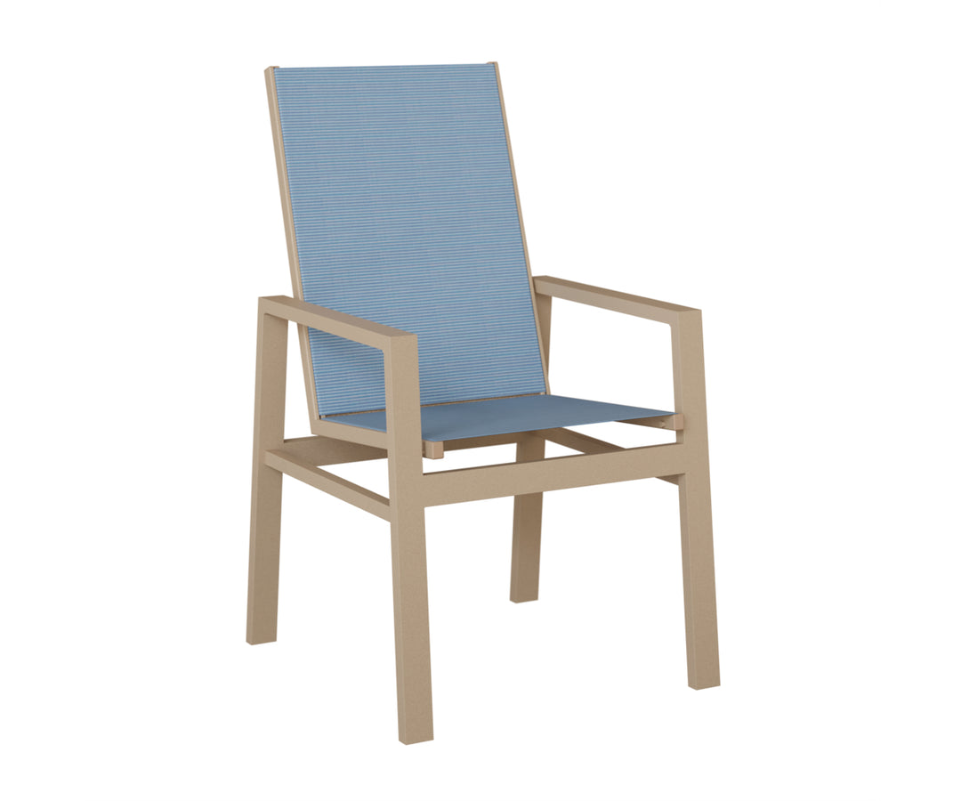 Vida High Back Sling Dining Chair