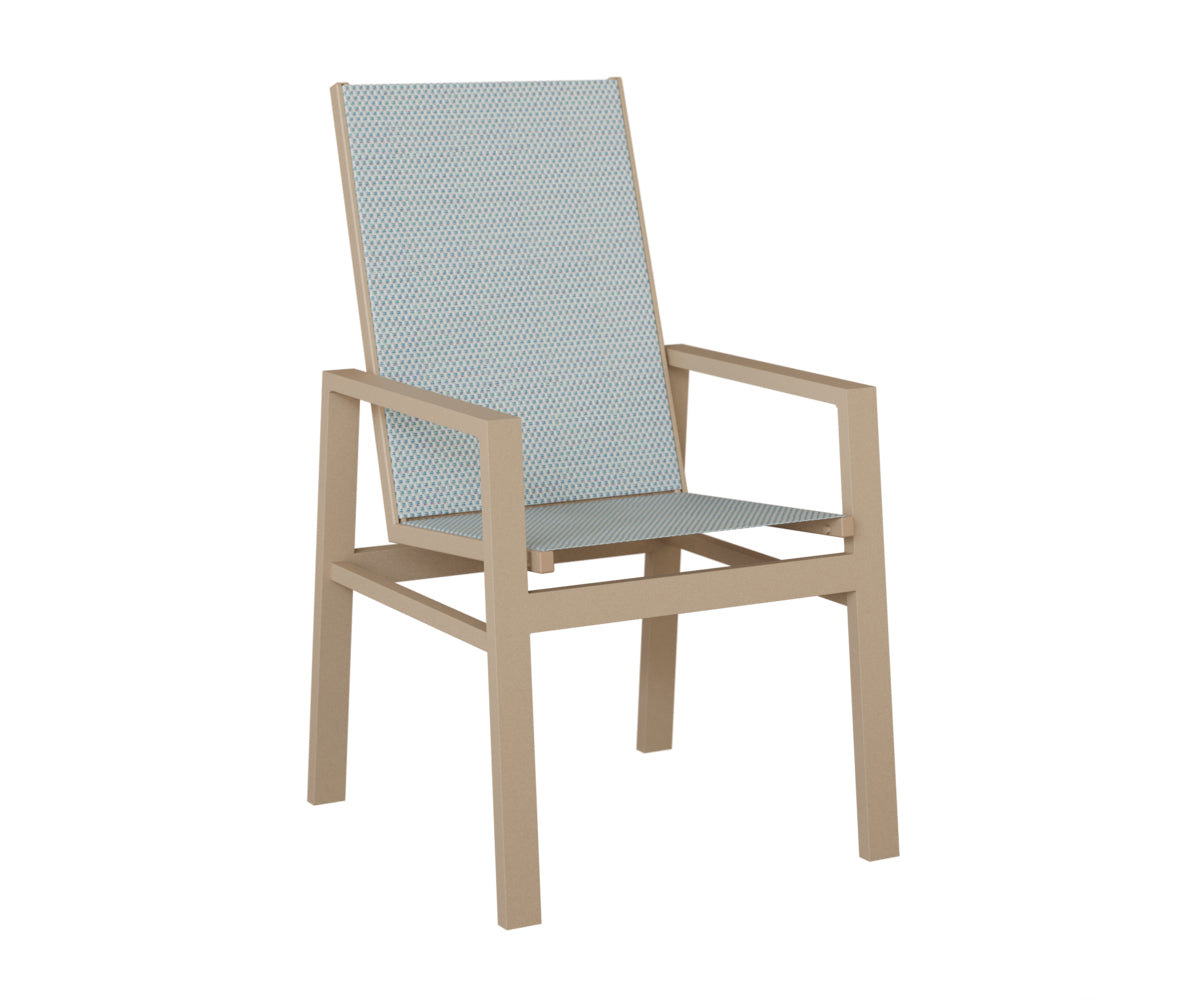 Vida High Back Sling Dining Chair
