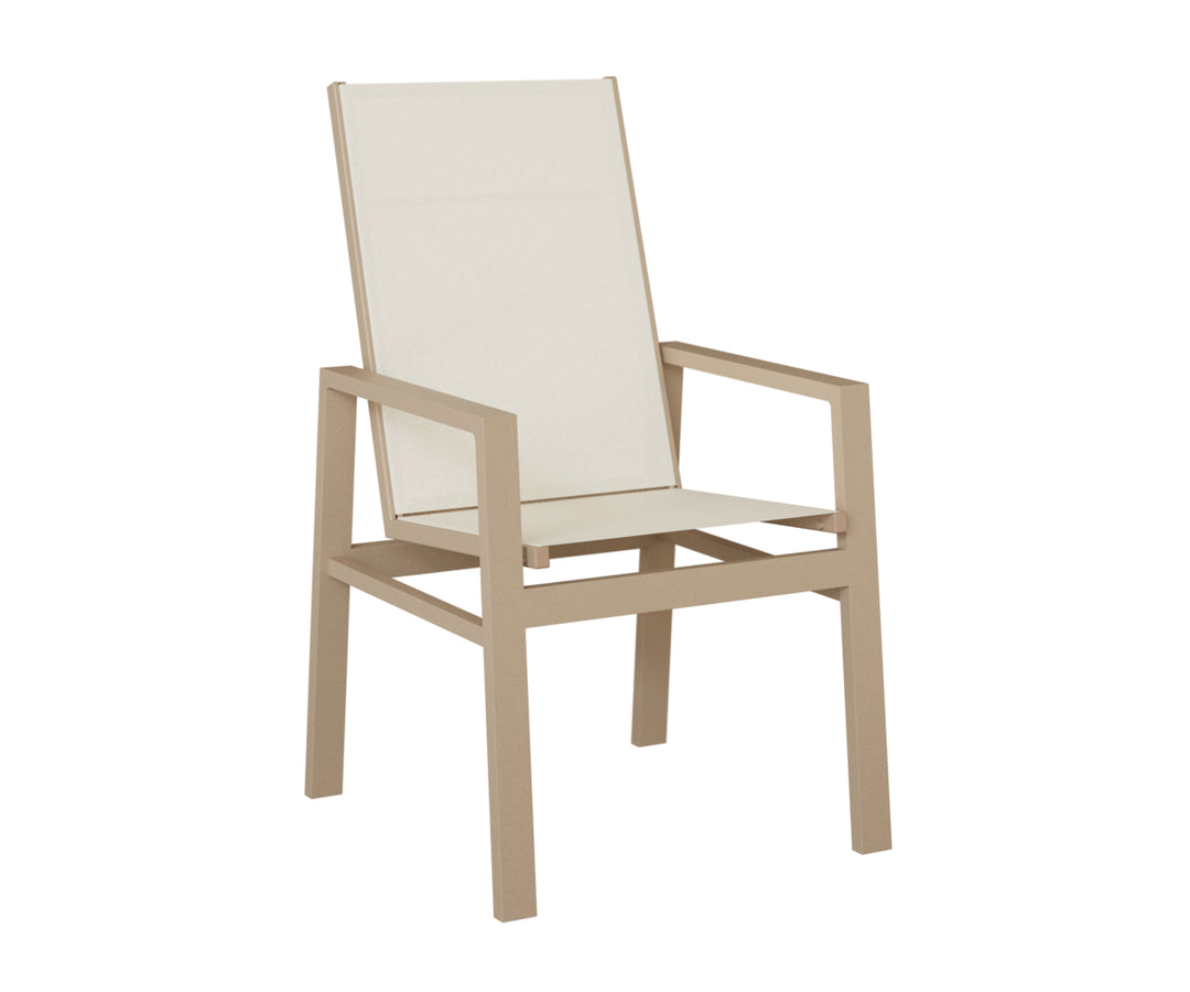 Vida High Back Sling Dining Chair