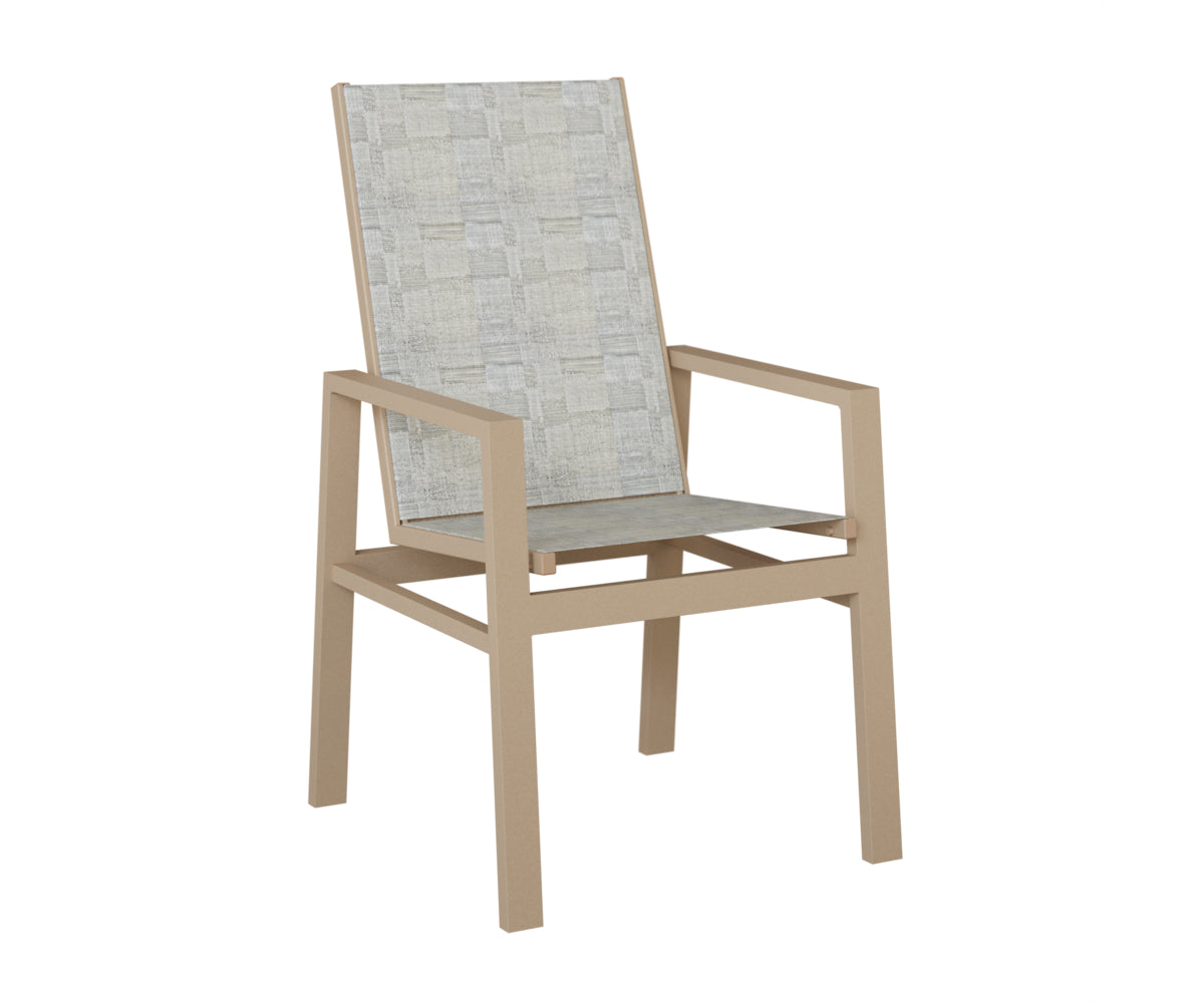 Vida High Back Sling Dining Chair