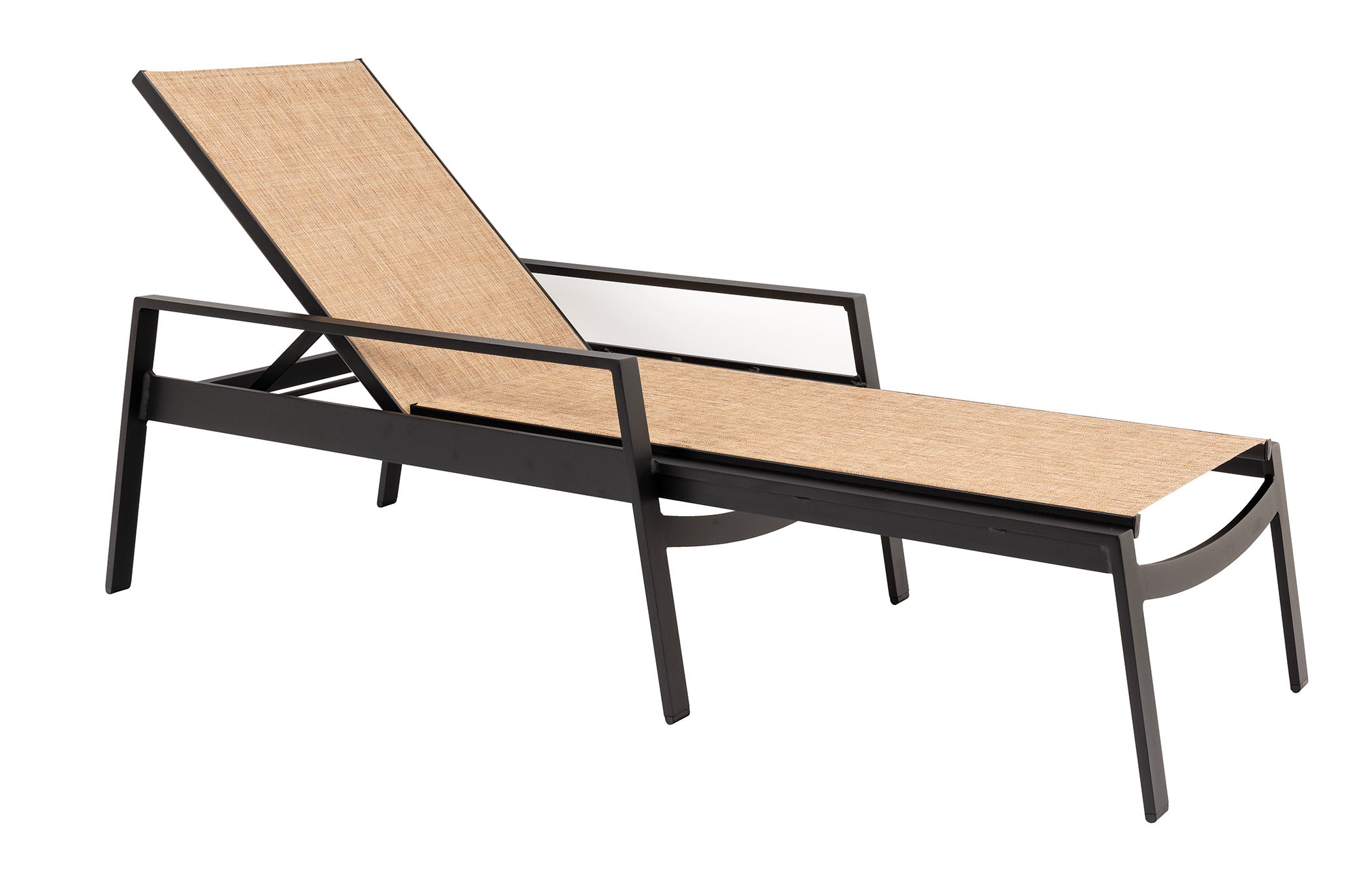 Hudson Adjustable Chaise Lounge With Arms