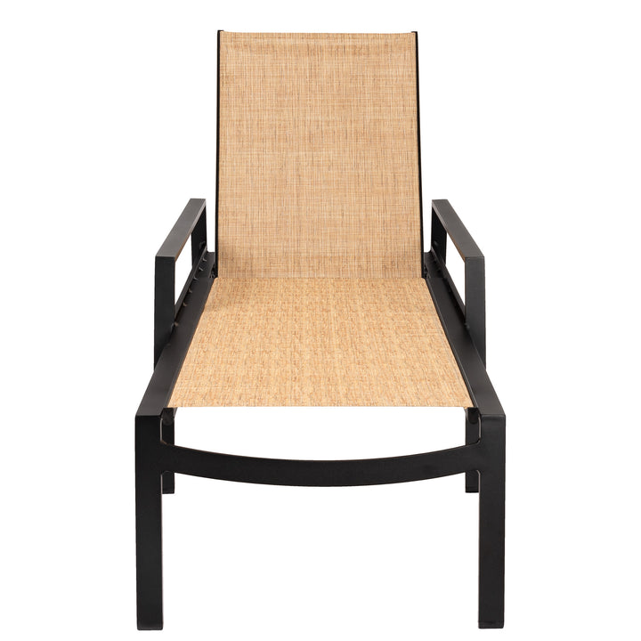 Hudson Adjustable Chaise Lounge With Arms