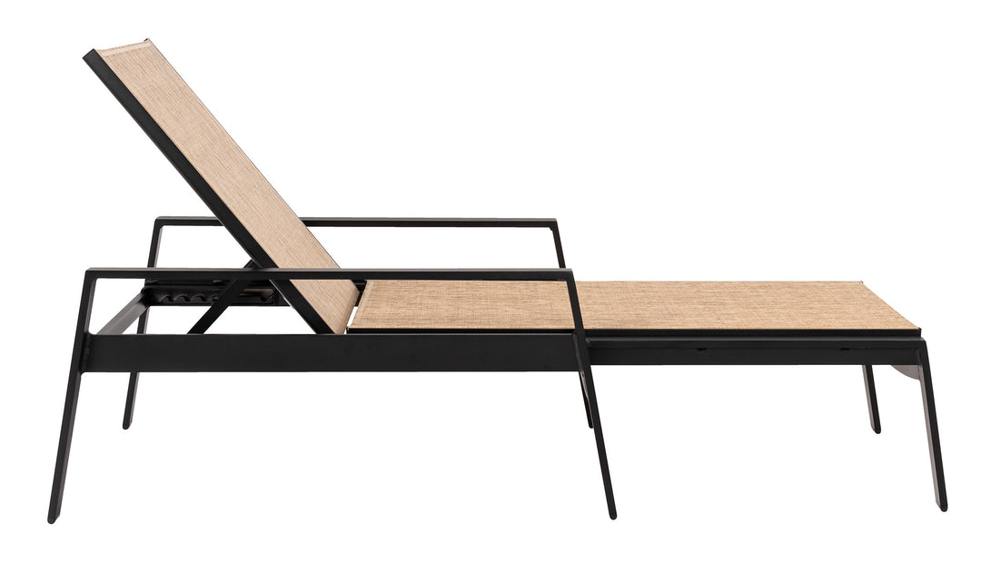 Hudson Adjustable Chaise Lounge With Arms