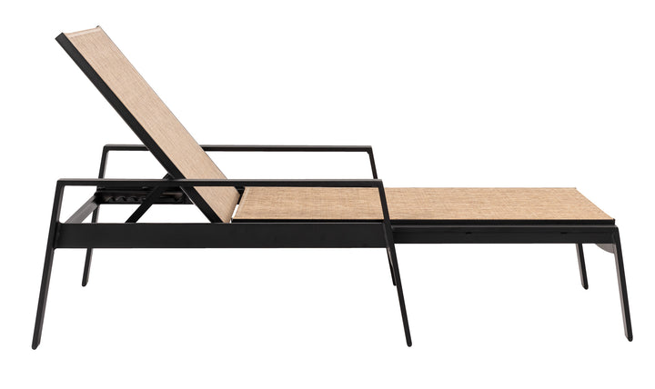 Hudson Adjustable Chaise Lounge With Arms