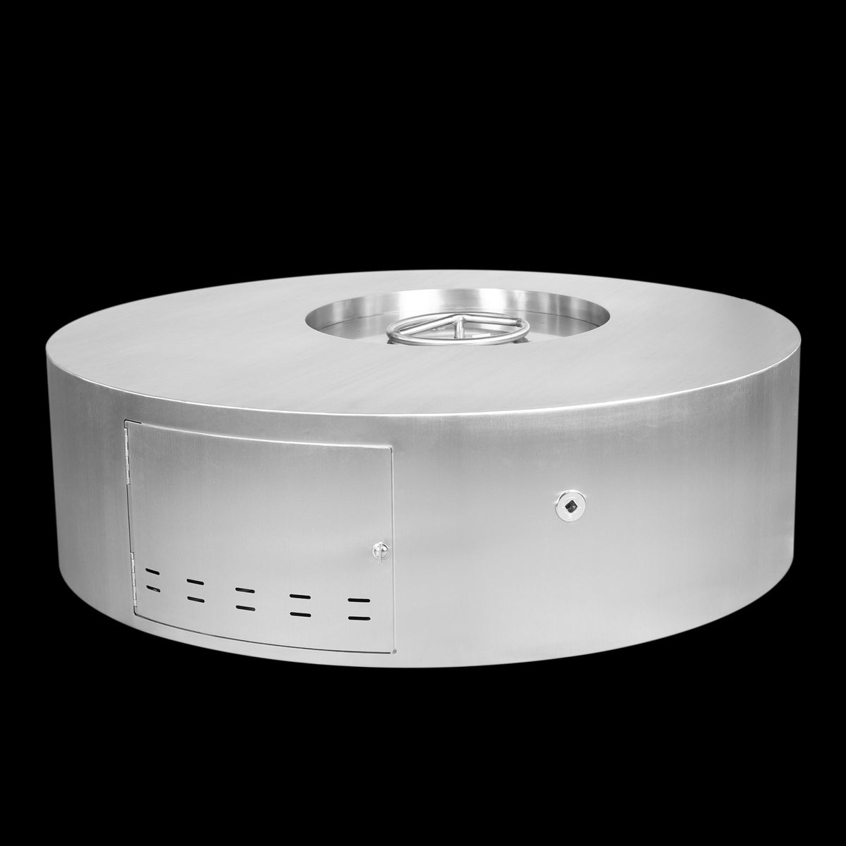 The Outdoor Plus Isla Fire Pits - Stainless Steel configuration