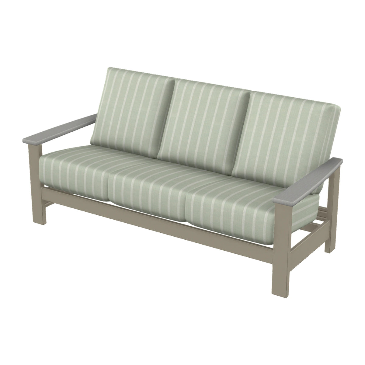 Leeward Cushion Sofa — Storm MGP / Cape Grey Accents