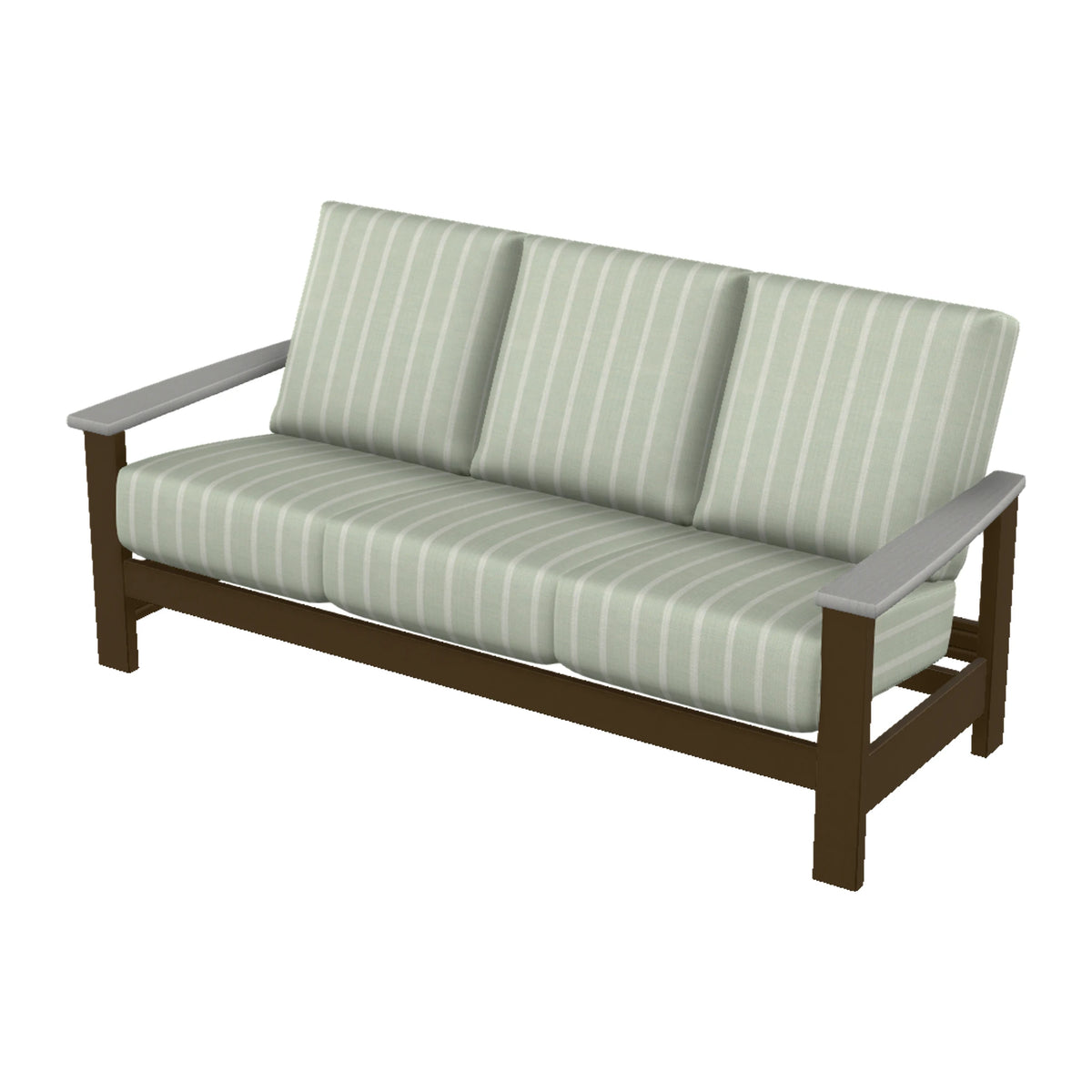 Leeward Cushion Sofa — Kona MGP / Cape Grey Accents