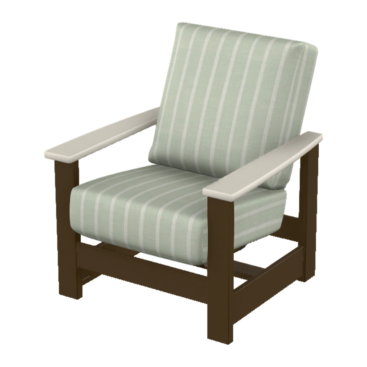 Leeward Cushion Armchair w/ Hidden Motion — Kona MGP / Laguna Accents