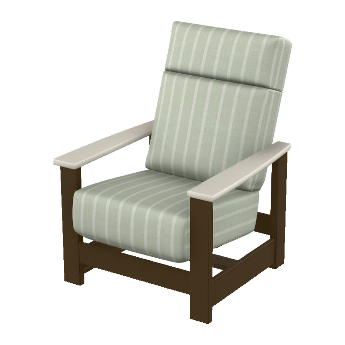 Leeward Cushion Supreme Armchair w/ Hidden Motion — Kona MGP / Laguna Accents