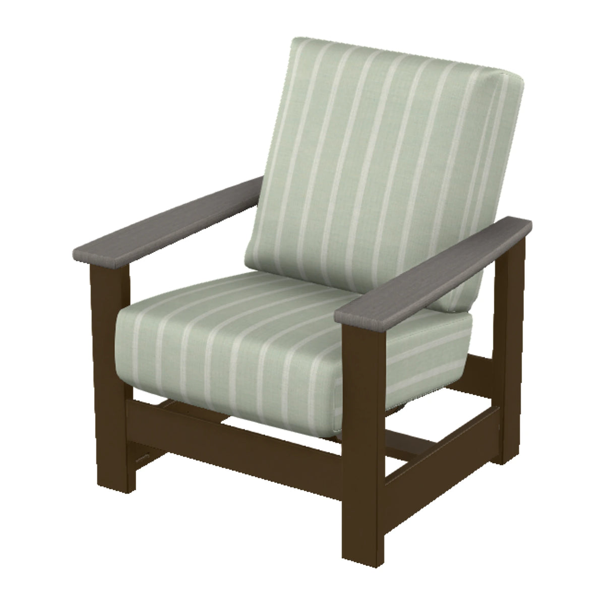 Leeward Cushion Armchair w/ Hidden Motion — Kona MGP / Boardwalk Accents