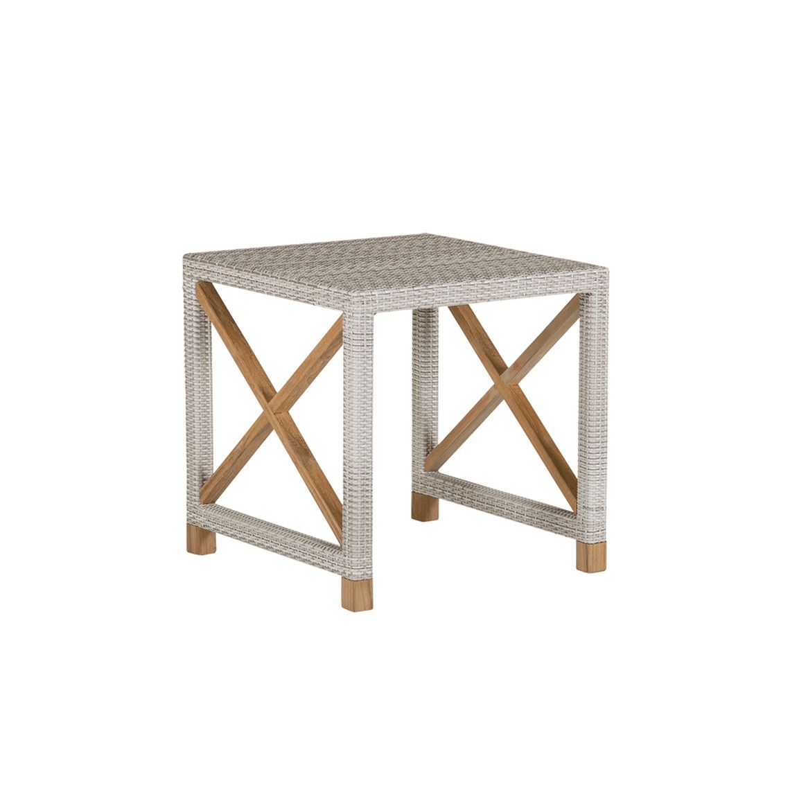 Jupiter 20" Side Table W/Glass