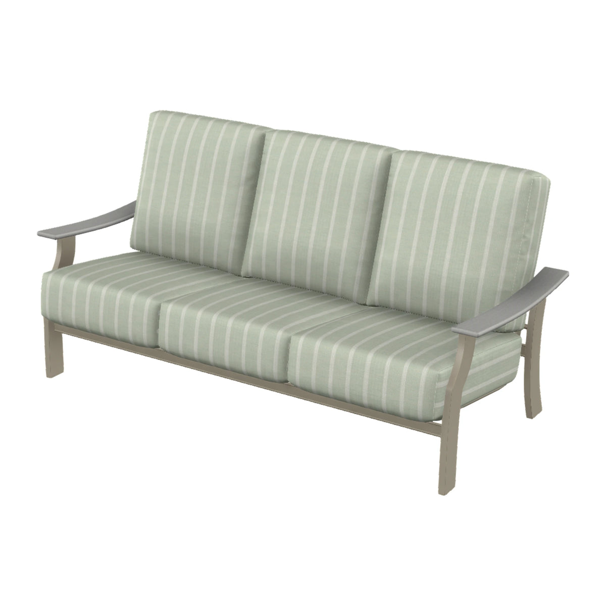 St. Catherine Cushion Sofa — Storm MGP / Cape Grey Accents