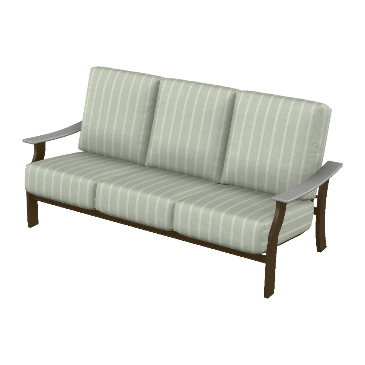 St. Catherine Cushion Sofa — Kona MGP / Cape Grey Accents