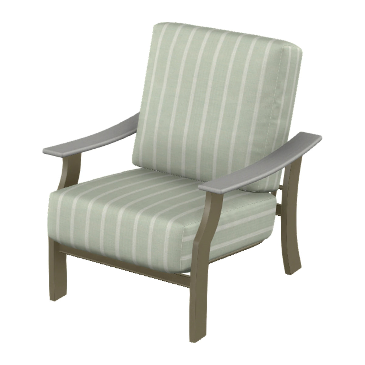 St. Catherine Cushion Armchair — Beachwood MGP / Cape Grey Accents