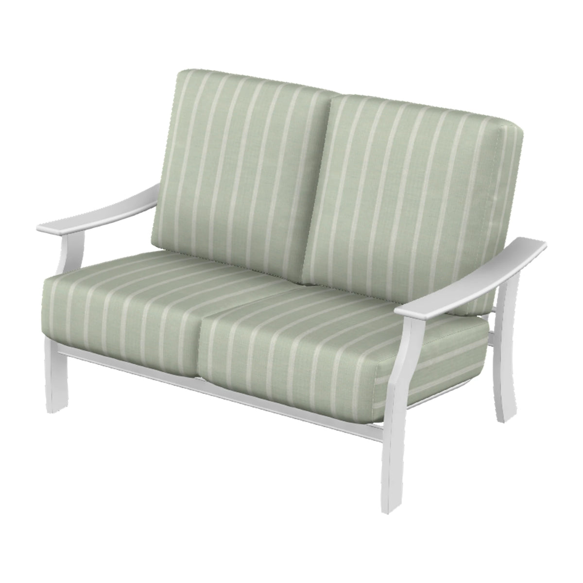 St. Catherine Cushion Loveseat — Snow MGP / Match Finish