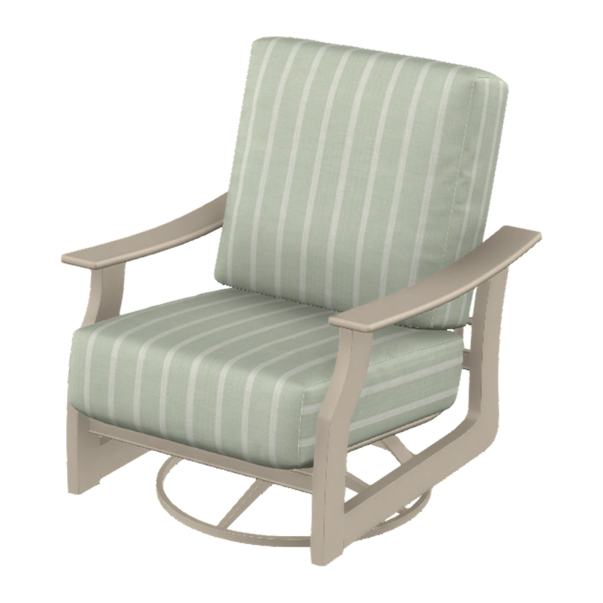 St. Catherine Cushion Swivel Rocker — Desert Sand MGP / Match Finish