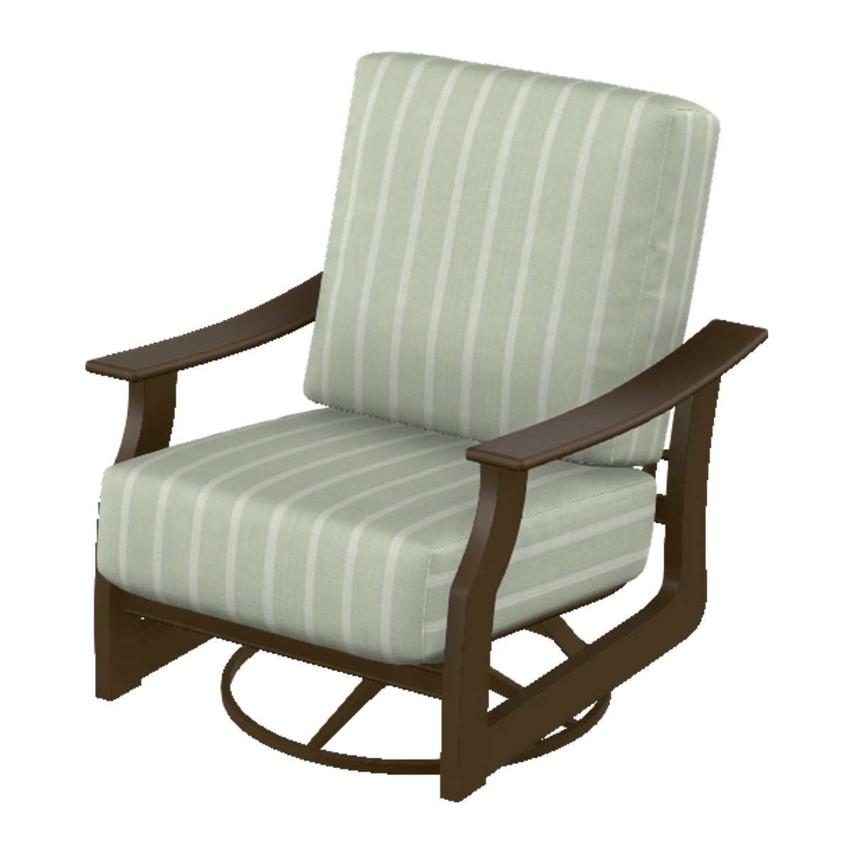 St. Catherine Cushion Swivel Rocker — Kona MGP / Match Finish