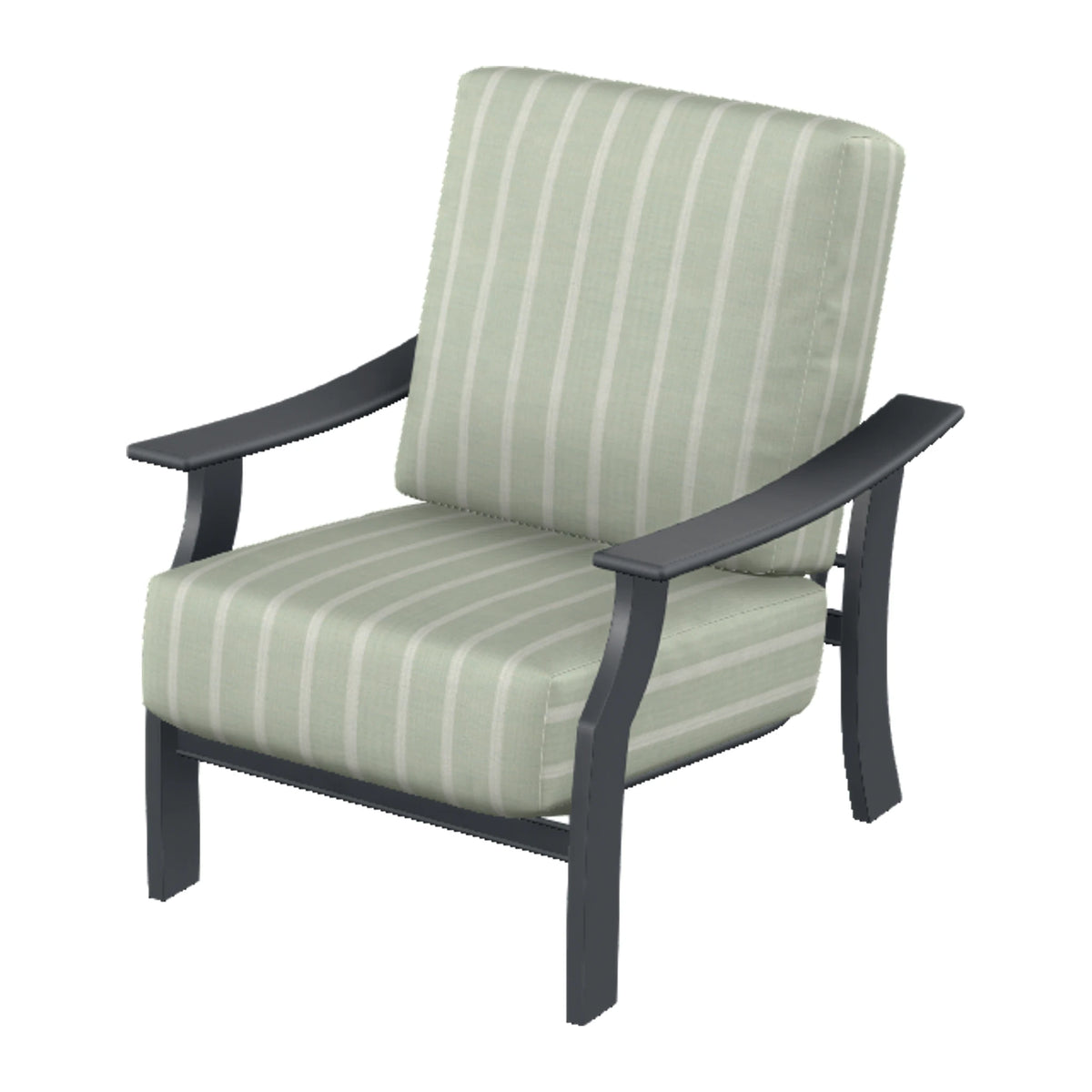 St. Catherine Cushion Armchair — Classic Graphite MGP / Match Finish