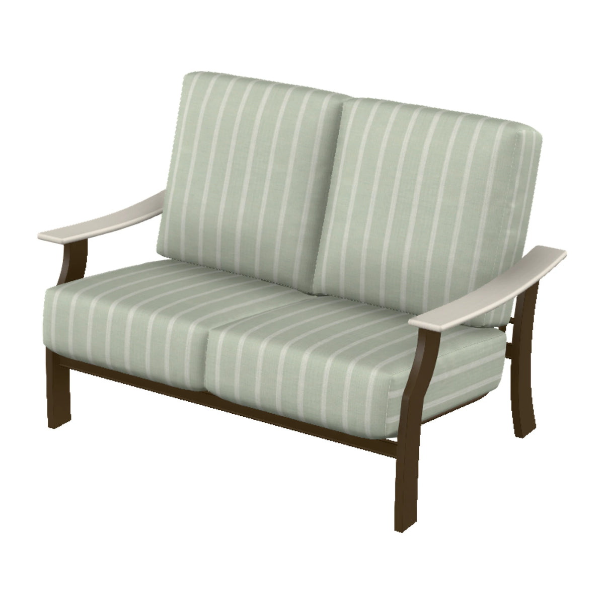 St. Catherine Cushion Loveseat — Kona MGP / Laguna Accents