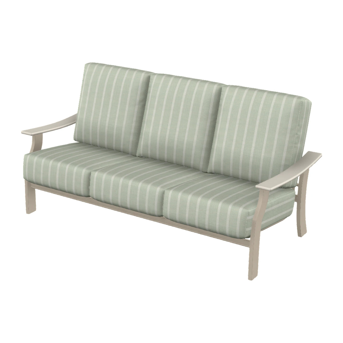 St. Catherine Cushion Sofa — Desert Sand MGP / Laguna Accents