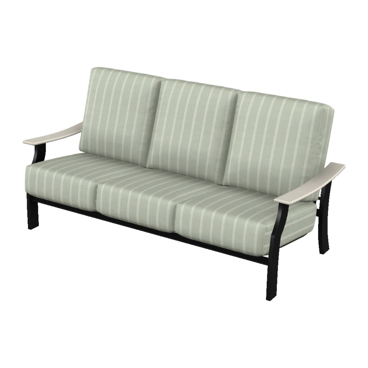 St. Catherine Cushion Sofa — Black MGP / Laguna Accents