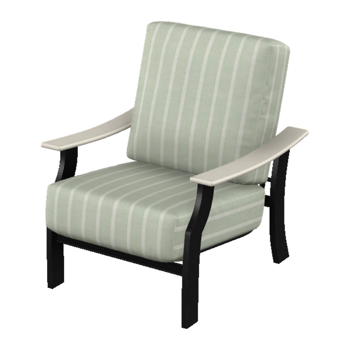 St. Catherine Cushion Armchair — Black MGP / Laguna Accents
