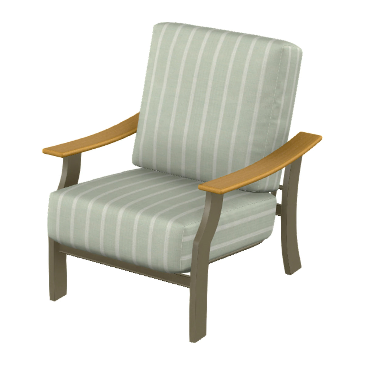 St. Catherine Cushion Armchair — Beachwood MGP / Teak Accents